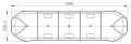 Belka ostrzegawcza LED 1200x326x81mm R65 R10