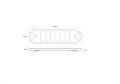 Belka ostrzegawcza LED 1200x326x81mm R65 R10