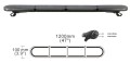 Belka ostrzegawcza LED 1200x100x45mm R65 R10 DARK