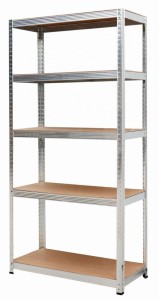AWTOOLS REGAŁ 5 PÓŁEK 200x90x40 NOŚNOŚĆ 300kg / 6,0mm - WCISKANY SZYBKI MONTAŻ