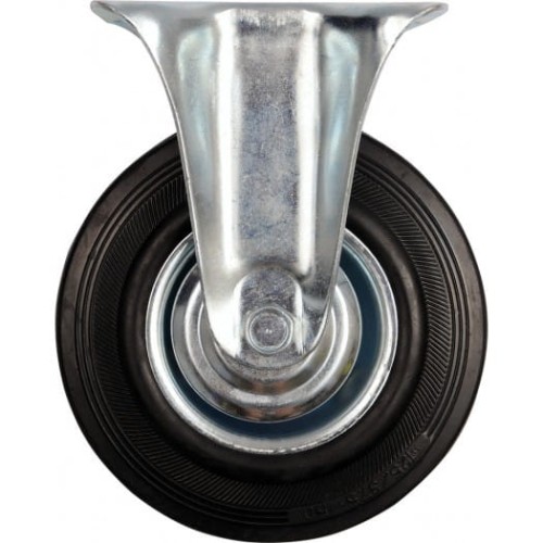 VOREL KOŁO STAŁE Z CZARNĄ GUMĄ 200mm 87307