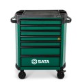 SATA WÓZEK WARSZTATOWY 7-SZUF. ST95113G PRO ZIELONY 299cz.