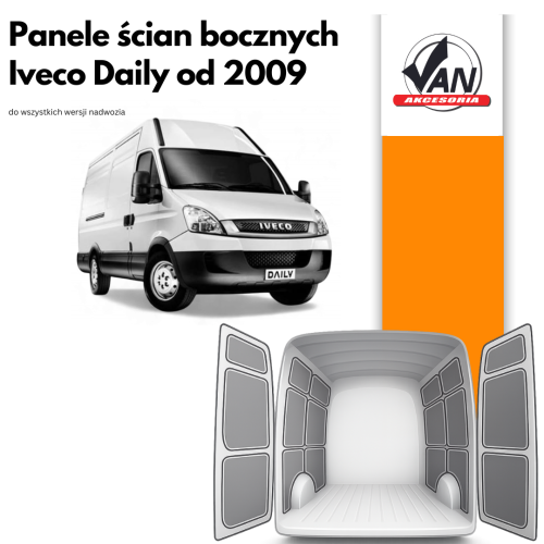 Panele ścian bocznych do Iveco Daily rok produkcji od 2009