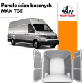 Panele ścian bocznych do Man TGE rok produkcji od 2017