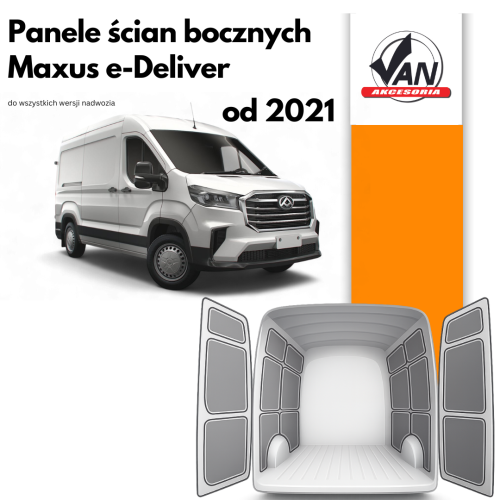 Panele ścian bocznych do Maxus e-Deliver rok produkcji od 2021