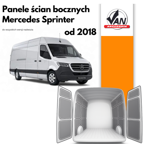 Panele ścian bocznych do Mercedes-Benz Sprinter rok produkcji od 2018