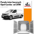 Panele ścian bocznych do Opel Combo rok produkcji od 2018