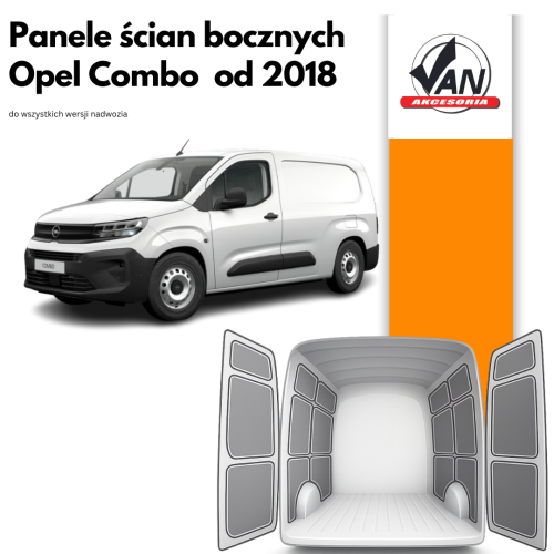 Panele ścian bocznych do Opel Combo rok produkcji od 2018