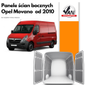Panele ścian bocznych do Opel Movano rok produkcji od 2010