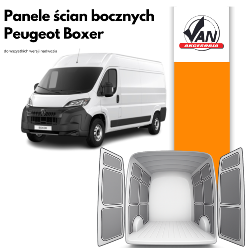 Panele ścian bocznych do Peugeot Boxer rok produkcji od 2006