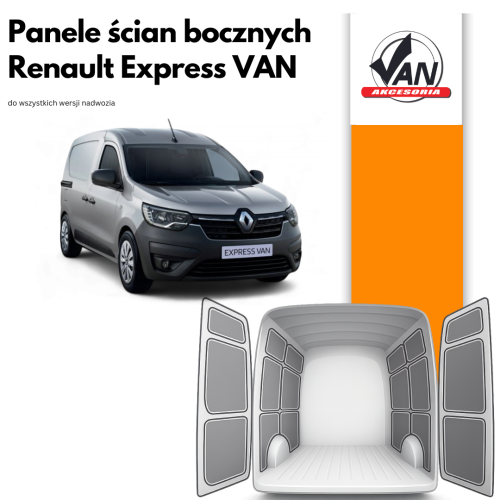 Panele ścian bocznych do Renault Express Van rok produkcji od 2021