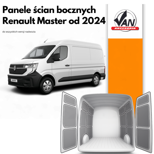 Panele ścian bocznych do Renault Master rok produkcji od 2024