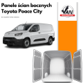 Panele ścian bocznych do Toyota Proace City rok produkcji od 2019