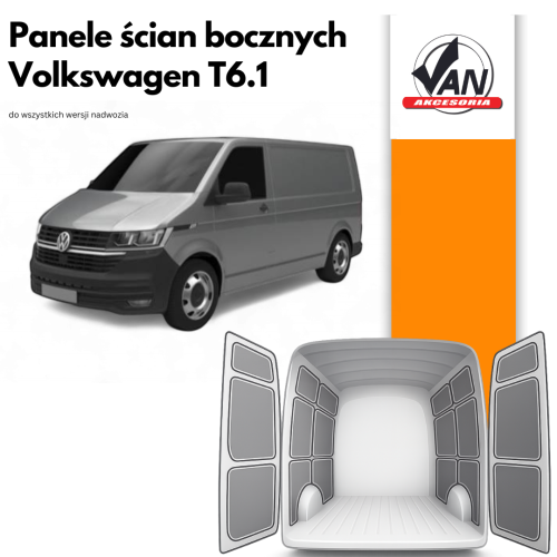 Panele ścian bocznych do Volkswagen T6.1 rok produkcji od 2019
