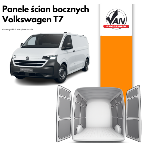 Panele ścian bocznych do Volkswagen T7 rok produkcji od 2024