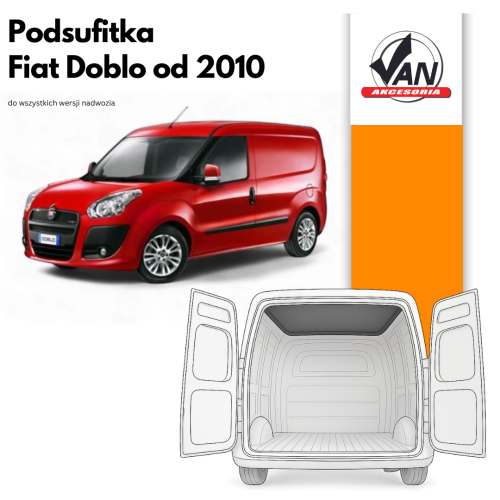 Podsufitka do Fiat Doblo rok produkcji od 2010