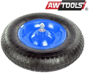 AWTOOLS KOŁO PNEU. 6PR NIEB.400/METAL.ŁOŻ+OŚ.