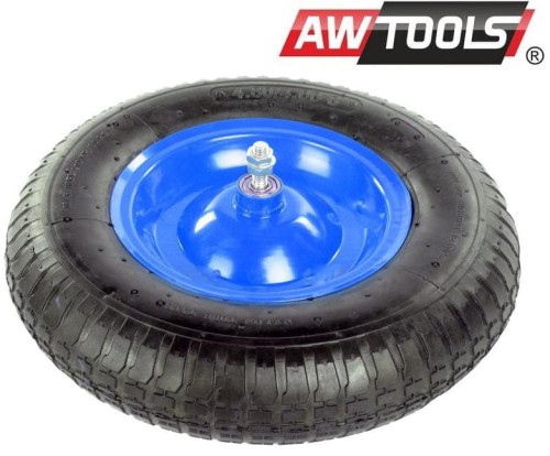 AWTOOLS KOŁO PNEU. 6PR NIEB.400/METAL.ŁOŻ+OŚ.