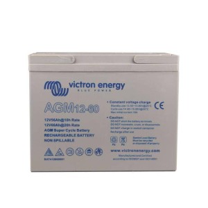 Akumulator AGM Deep Cycle Victron Energy 12V 60Ah - Niezawodne źródło energii do systemów fotowoltaicznych, pojazdów rekreacyjnych i UPS.