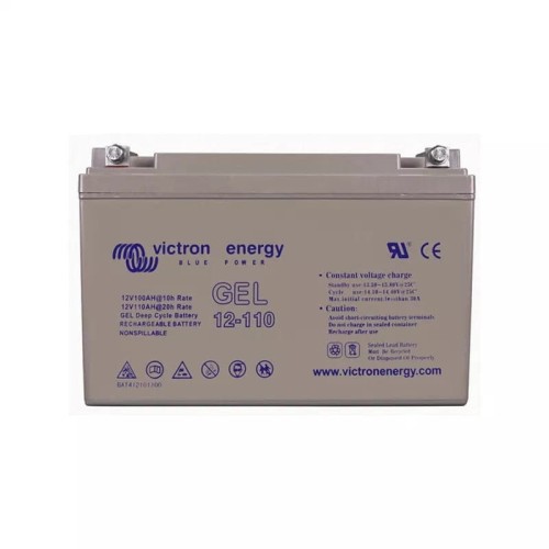 Akumulator Żelowy Victron Energy 110Ah 12V do Systemów Fotowoltaicznych i Pojazdów Rekreacyjnych - Wysoka Wytrzymałość i Długa Żywotność