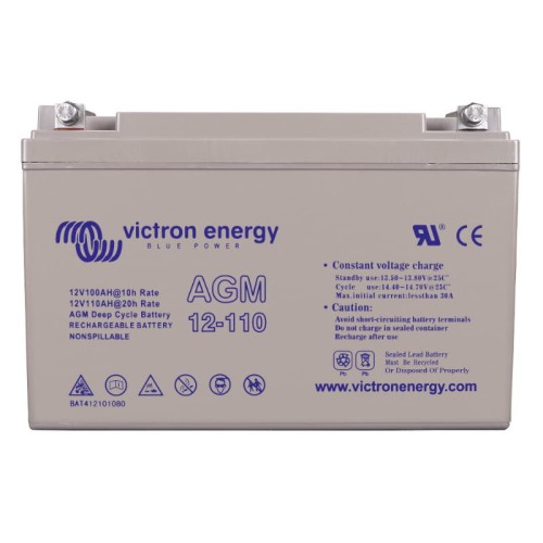 Akumulator Victron Energy AGM 12V/110Ah - Trwałe i Wydajne Rozwiązanie do Systemów Off-Grid i Zasilania Awaryjnego
