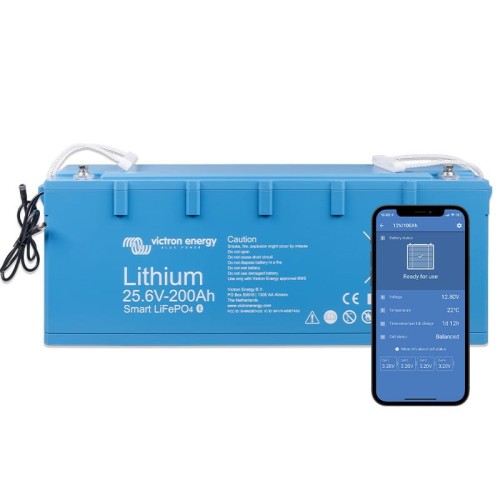 LiFePO4 Battery 25,6V/200Ah - Smart