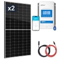 Panel słoneczny 2x435W z regulatorem 30A MPPT