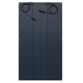 Zestaw do kampera panel elastyczny 2x 105W, regulator ładowania 20A
