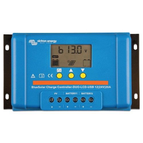Regulator PWM DUO LCD&amp;USB 12/24V-20A