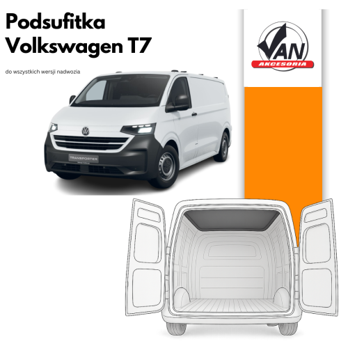 Podsufitka do Volkswagen T7 rok produkcji od 2024
