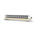 Listwa LED Purelux Panther S400 White 40cm 150W Ref.20 z lampą ostrzegawczą R65 – biała obudowa