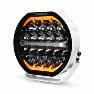 Purelux Ranger 9 White – lampa dalekosiężna LED okrągła 23 cm / 160 W / Ref. 25 z R65