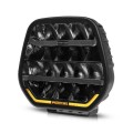 Purelux Panther 9 zestaw 3 lamp drogowych LED 210W z lampą ostrzegawczą R65