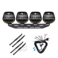 Purelux Panther 9 zestaw 4 lamp LED drogowych owalnych 210W Ref.25 R65