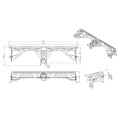 Purelux Panther Rally Pack WRC29 – Zestaw Rajdowy 4 Lampy LED + Mocowanie na Maskę