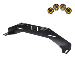 Purelux WRC uchwyt na 4 lampy dodatkowe LED – maks. 230 mm, aluminium 3 mm