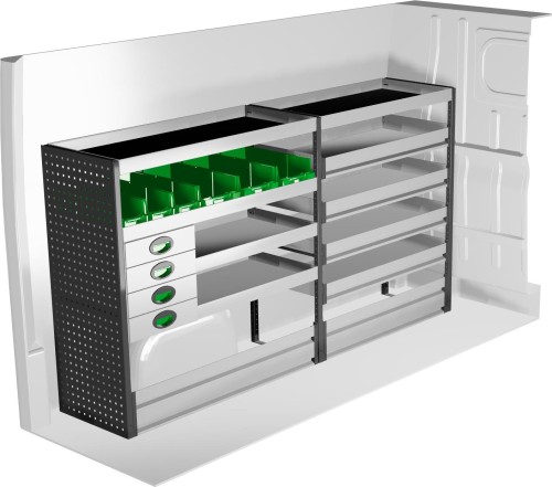 Zabudowa samochodu dostawczego F45030 lewa - System Edstrom