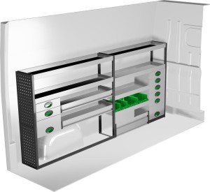 Lewa zabudowa samochodu dostawczego F45050 - System Edström