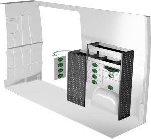 Prawa zabudowa samochodu dostawczego F45051 System Edström