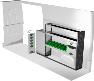 Prawa zabudowa samochodu dostawczego F45063 System Edström