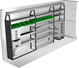 Lewa zabudowa samochodu dostawczego F45064 System Edström