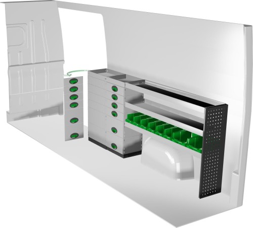Prawa zabudowa samochodu dostawczego F45081 System Edström