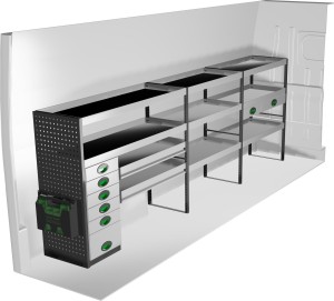 Lewa zabudowa samochodu dostawczego F45082 System Edström