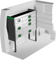 Lewa zabudowa serwisowa System Edström F41883 970 mm