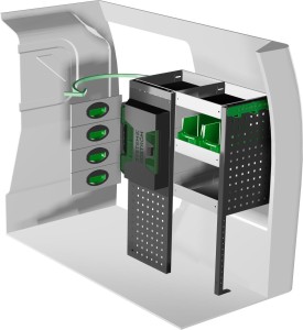 Prawa zabudowa serwisowa System Edström F40323 do Fiorino