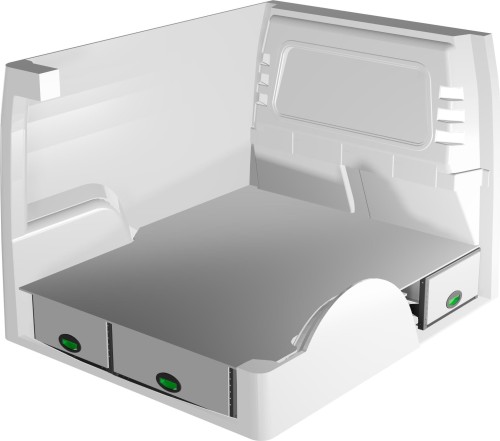 Podniesiona podłoga F42214 do Ford Connect L1 24-, Caddy 5 L1 21-
