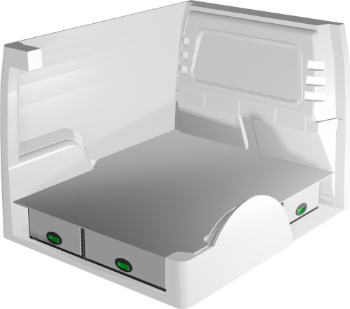 Podniesiona podłoga F42240 do Ford Connect L1 24-, Caddy 5 L1 21-