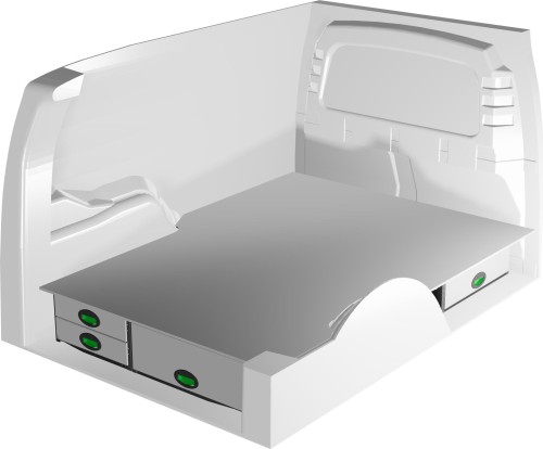 Podniesiona podłoga F42236 do Ford Connect L2 24-, Volkswagen Caddy 5 L2 21-