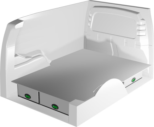 Podniesiona podłoga F42245 do Ford Connect L2 24-, Volkswagen Caddy 5 L2 21-