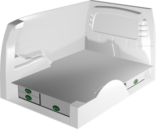 Podniesiona podłoga F42246 do Ford Connect L2 24-, Volkswagen Caddy 5 L2 21-